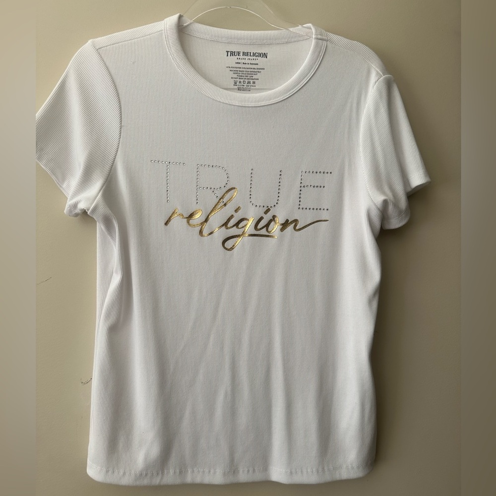 True Religion Rib Tee NWOT